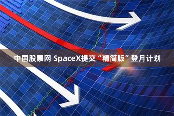 中国股票网 SpaceX提交“精简版”登月计划